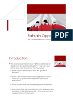 Bahrain Opposition, Was it a Silent Majority or is it now a Loud Minority?