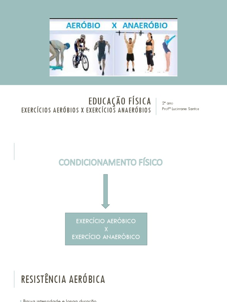 Diferenças entre Exercícios Aeróbicos e Anaeróbicos | PDF | Músculo ...