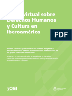 Curso Virtual Sobre Derechos Humanos y Cultura en Iberoamérica