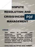 Crisis Management and Negotiation Techniques