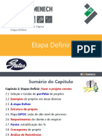 Estratégia Lean Seis Sigma: Etapa Definir projetos