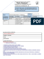 EPT - 4TO EXP. APRENDIZAJE 9 - FICHA DE ACTIVIDAD  N° 29 - DESAFIO - EMPATIZAR 16-11