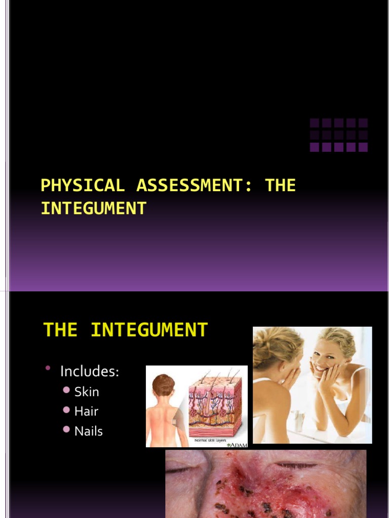 Physical Assessment Of The Skin Head And Neck Pdf Nail Anatomy