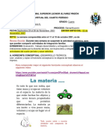 Ciencias Naturales, Grado Cuarto, Guía Virtual Cuarto Período