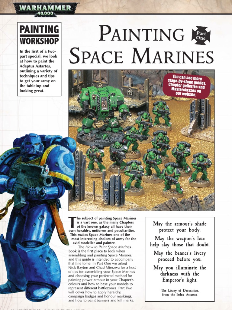 Painting Space Marines Part 1 Pdf