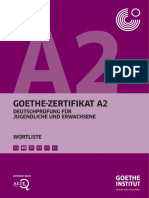 Goethe-Zertifikat A2 Wortliste (1)