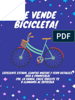 ¡Se Vende Bicicleta!