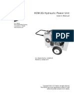HCM-3G Hydraulic Power Unit: User's Manual