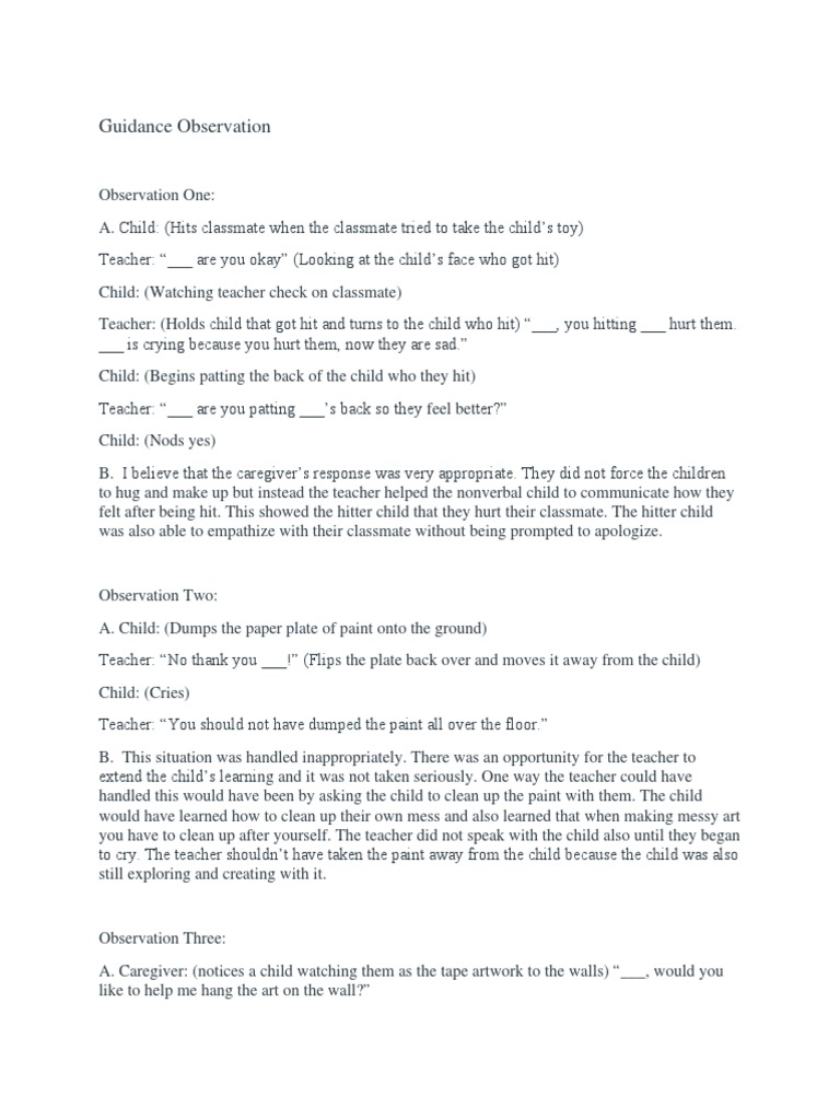Effective Child Guidance Strategies | PDF | Wellness