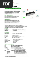 MSR X6 BT Datasheet