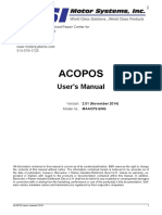 B&R Acopos Automation Drive Manual