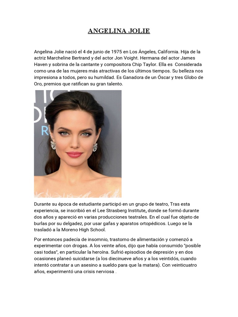 Angelina Jolie | PDF | Brad Pitt | Angelina Jolie, image size:768x1024