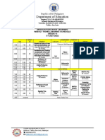 Grade Vi Class Learning Schedule 2021