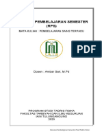 RPS Pembelajaran Sains Terpadu (Ambar Sari, M.PD)