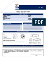 Orden de Servicio