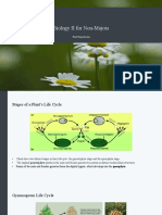 Plant Lifecycles and Reproduction