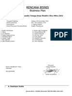 Form Rencana Usaha TKM Ultra Mikro 2021