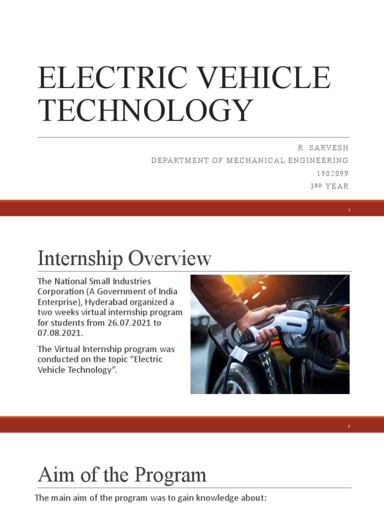 Electric Vehicle Technology PDF Electric Car Hybrid Vehicle