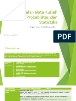 Pengenalan Mata Kuliah Probabilitas Dan Statistika