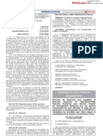 Decreto de Supremo Que Modifica Del Decreto Supremo n 184 2 Decreto Supremo n 168 2021 Pcm 2011091 2