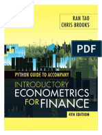 Python Guide To Accompany Introductory Econometrics For Finance