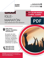 Igle-Maratón Iglesia de Dios Con Propósito