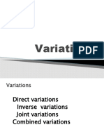 Variations (Math 9)