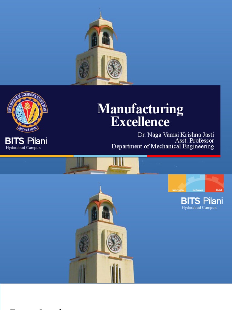 Manuafcturing Excellence L2345678 1630128665770 | PDF | Strategic ...