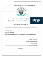 2316 Final Draft of Political Science 2nd Semester 1