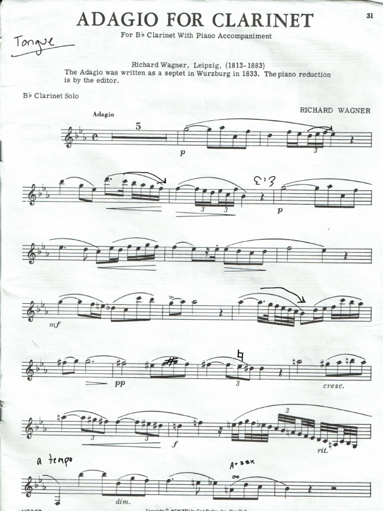 Baermann Adagio (Armato) PDF