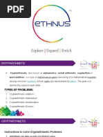 Cryptarithmetic Basic