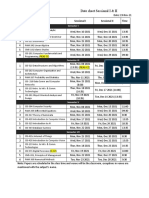 Date Sheet Sessional - I & II Fall 2021 Ver 2