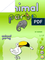 Animal Parts PPT Flashcards Fun Activities Games Picture Descriptio 46095