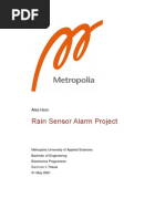 Rain Sensor Alarm Project: Alaa Hoor