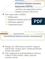 International/Global Human Resource Management (HRM)