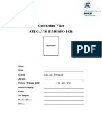 Template Curriculum Vitae SELCAVIS 2021