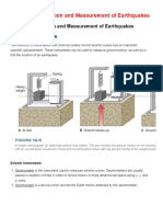 Location and Measurement of Earthquakes