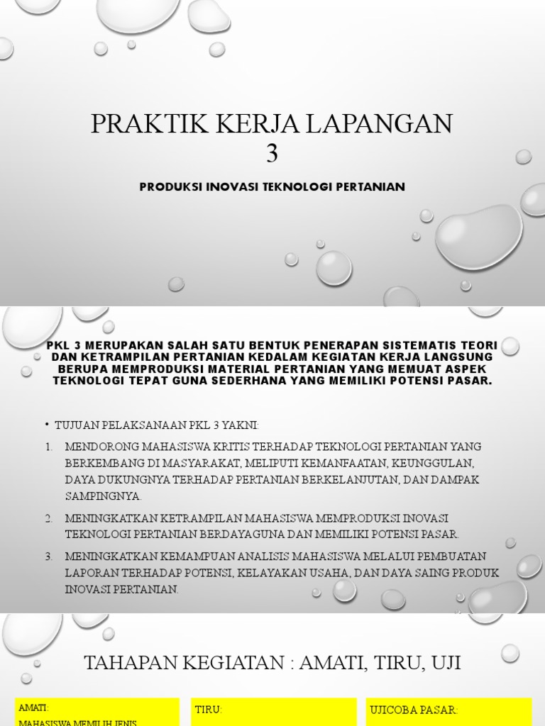 Praktek Kerja Lapangan 3 Dan Kkn Pdf