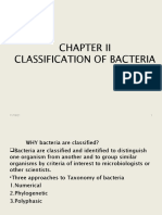 Chapter II Classification of Bacteria