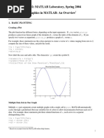 MA 302: MATLAB Laboratory, Spring 2004 Graphics in MATLAB: An Overview