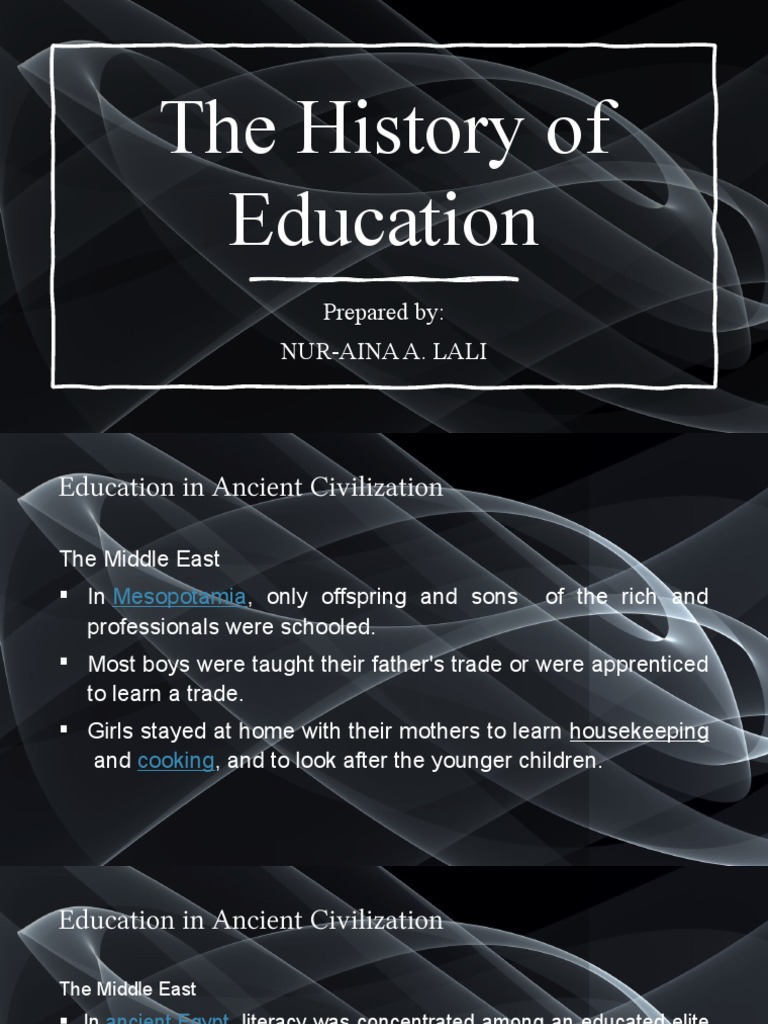 Historical Foundations of Education | PDF | Schools | Sparta