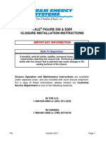 Yale FIGURE 500 & 500R Closure Installation Instructions: Important Information