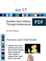 Nutrition From Infancy Through Adolescence: by David Simpson