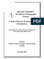 Ian Pace - Michael Finnissy's History of Photography in Sound