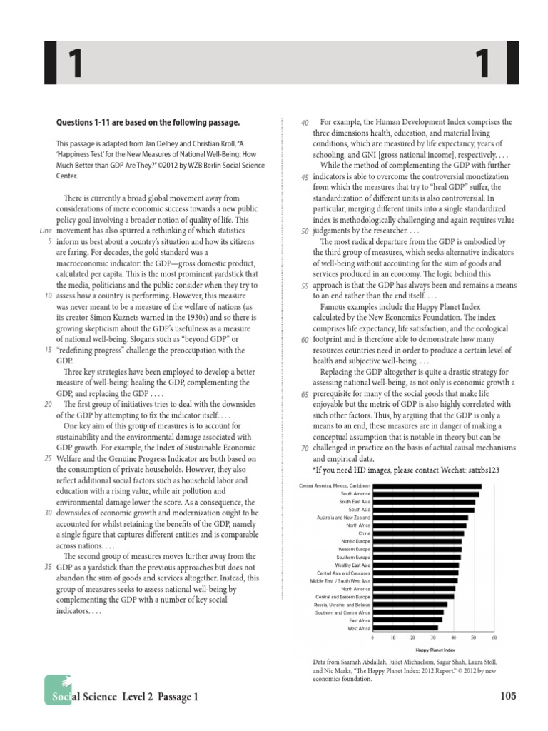 Reading Passages-Social Science Level 2-3 | PDF | Gross Domestic ...