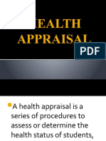 Health Appraisal 7