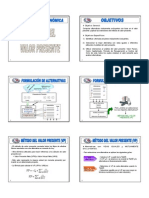 Análisis de alternativas de proyectos mediante el método del valor presente