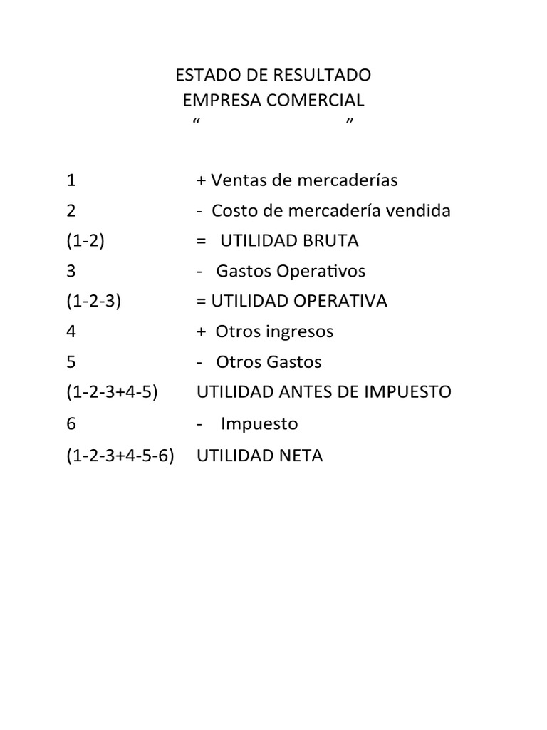 Estado de Resultados y Cálculo de Costos | PDF | Inventario | Economias
