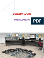 Decked Floors: Important Points