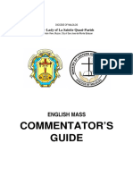 Diocese of Malolos English Mass Guide